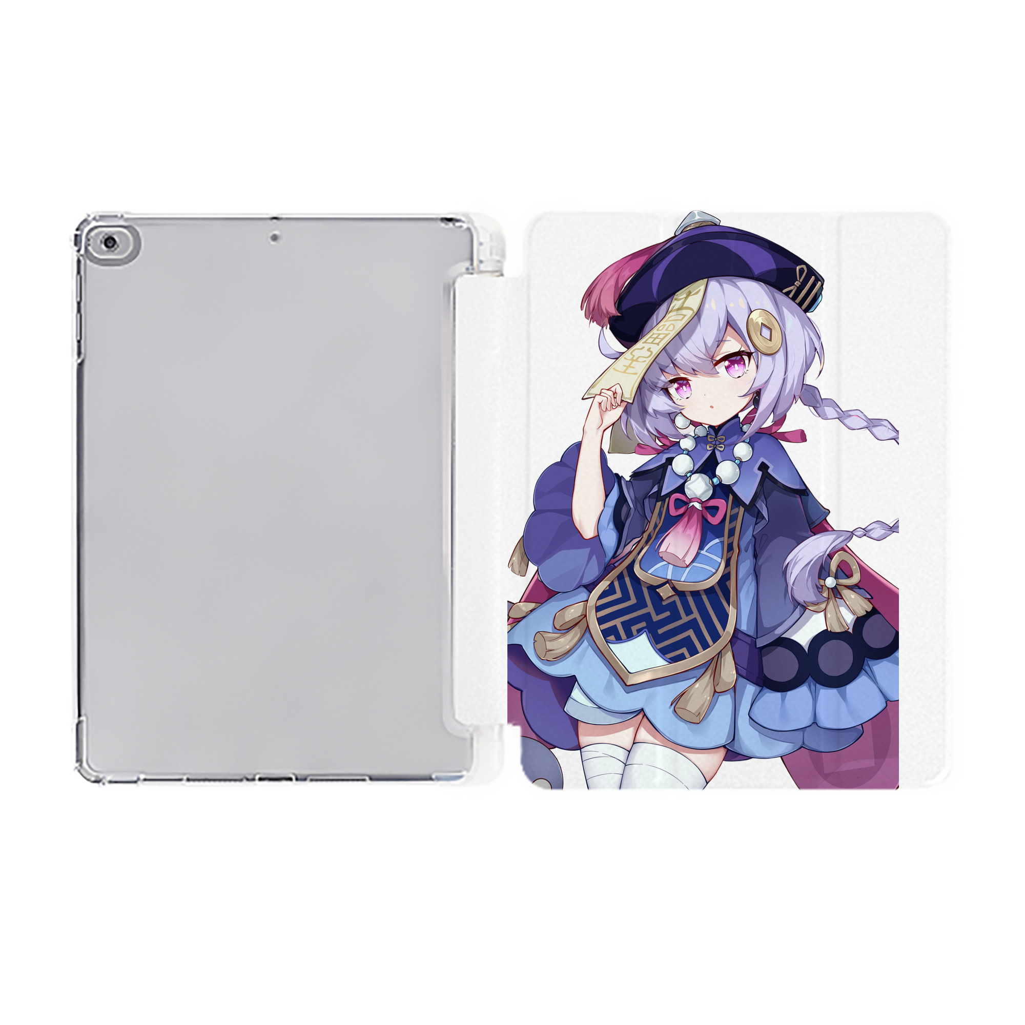 げんし神 七七 なな  genshin Nana IPad ケース ペン収納付き 三つ折りスタンド PUレザー×シリコン 対応機種9.5/10.5/10.9インチ